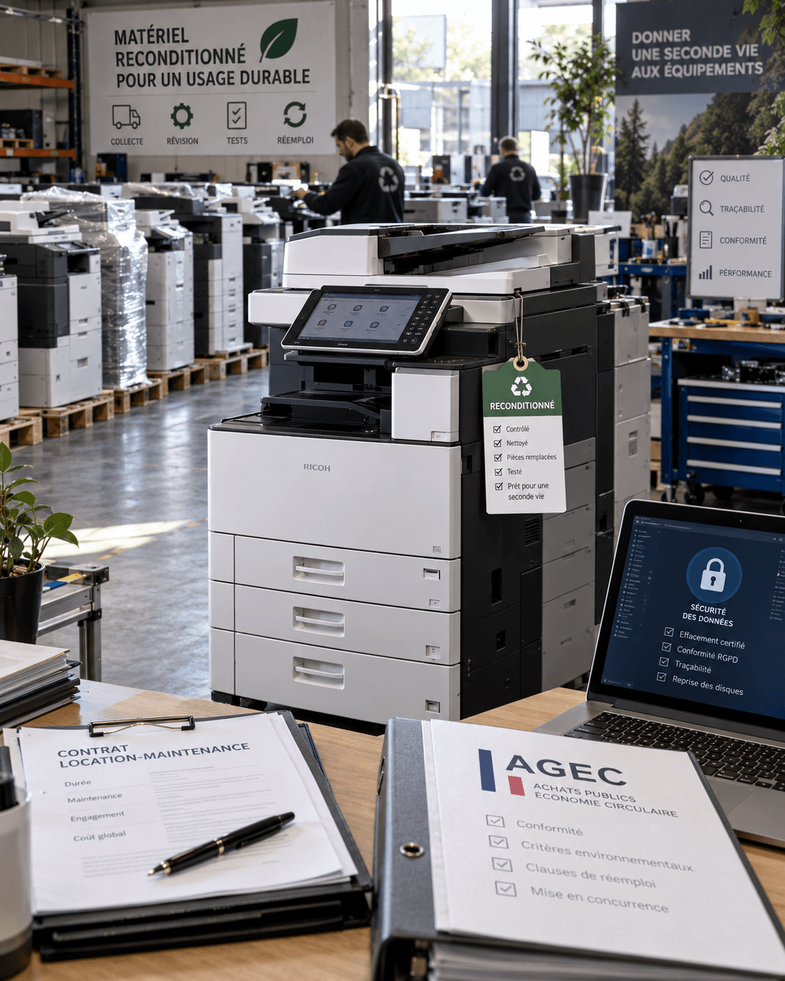 Photocopieurs reconditionnés : pourquoi une filière mature reste marginale dans les achats