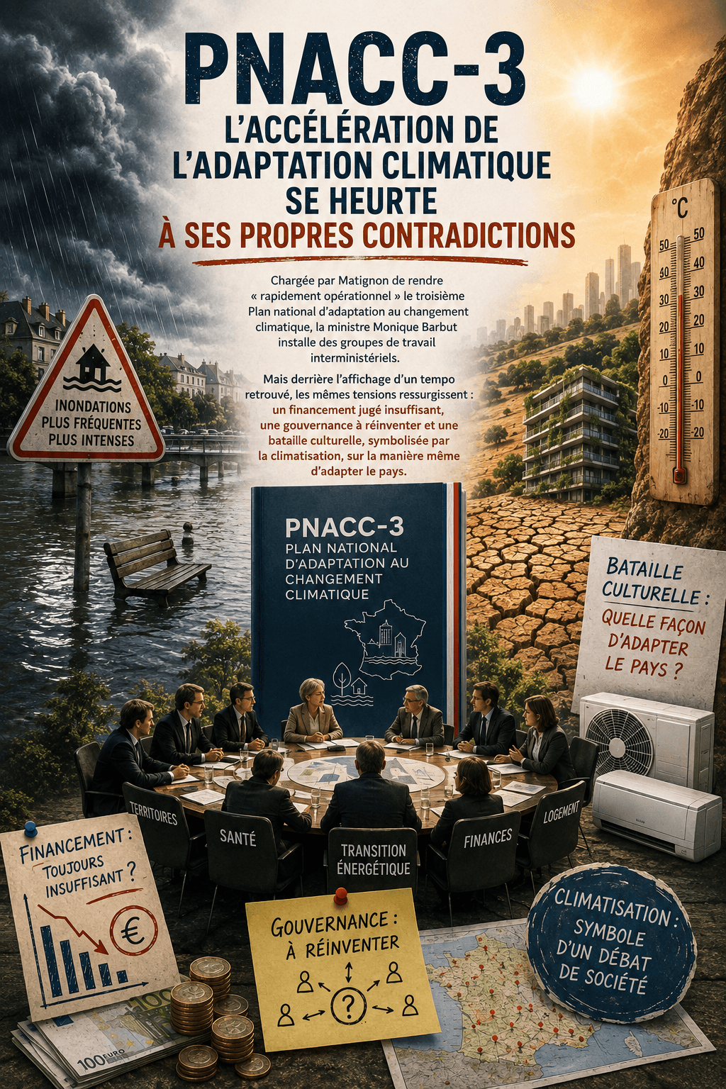 Pnacc-3 : l'accélération de l'adaptation climatique se heurte à ses propres contradictions