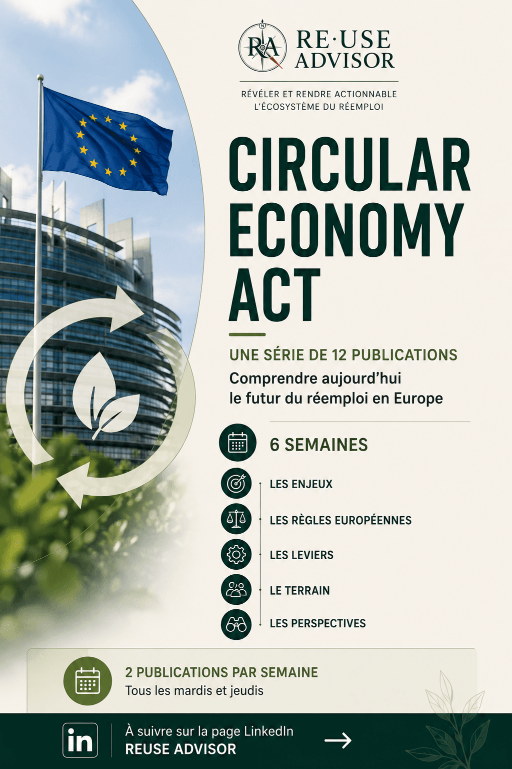 Le Circular Economy Act : un texte qui mérite d'être suivi dès aujourd'hui