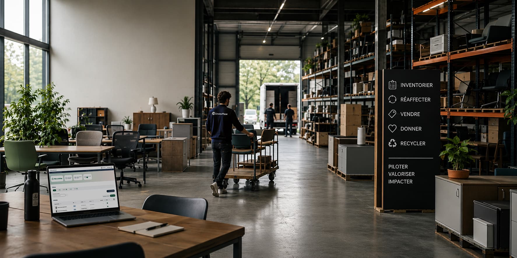 CircularPlace : la plateforme qui industrialise le réemploi des équipements professionnels